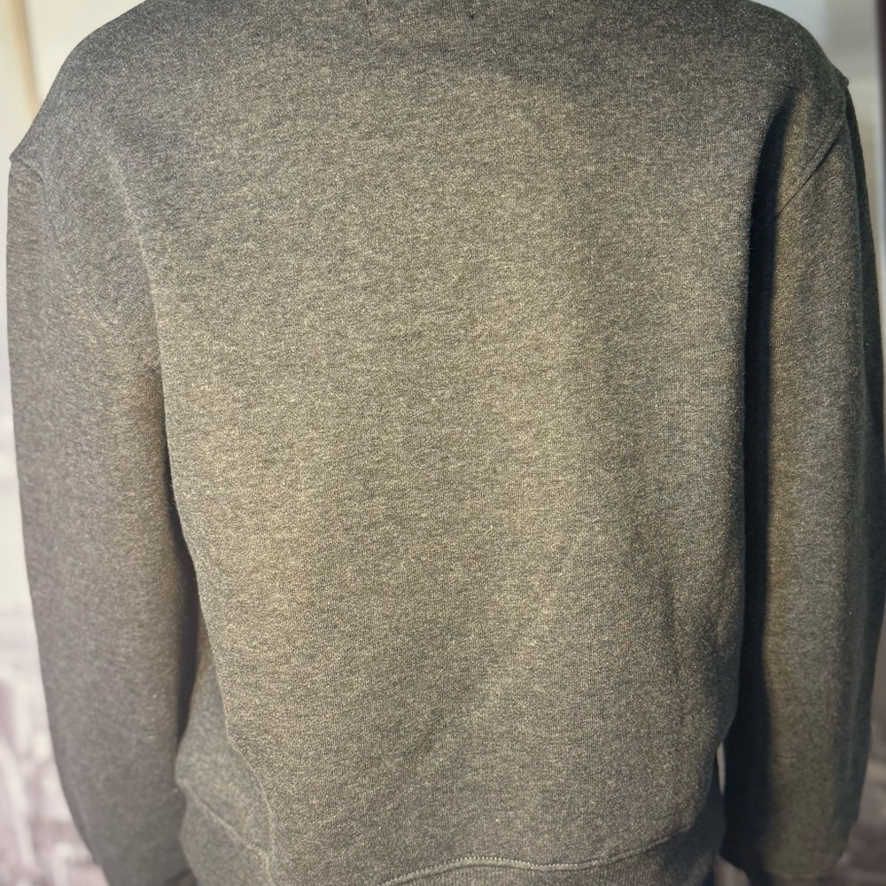 Express Cozy Gray Crewneck Sequined Embellished Sweater